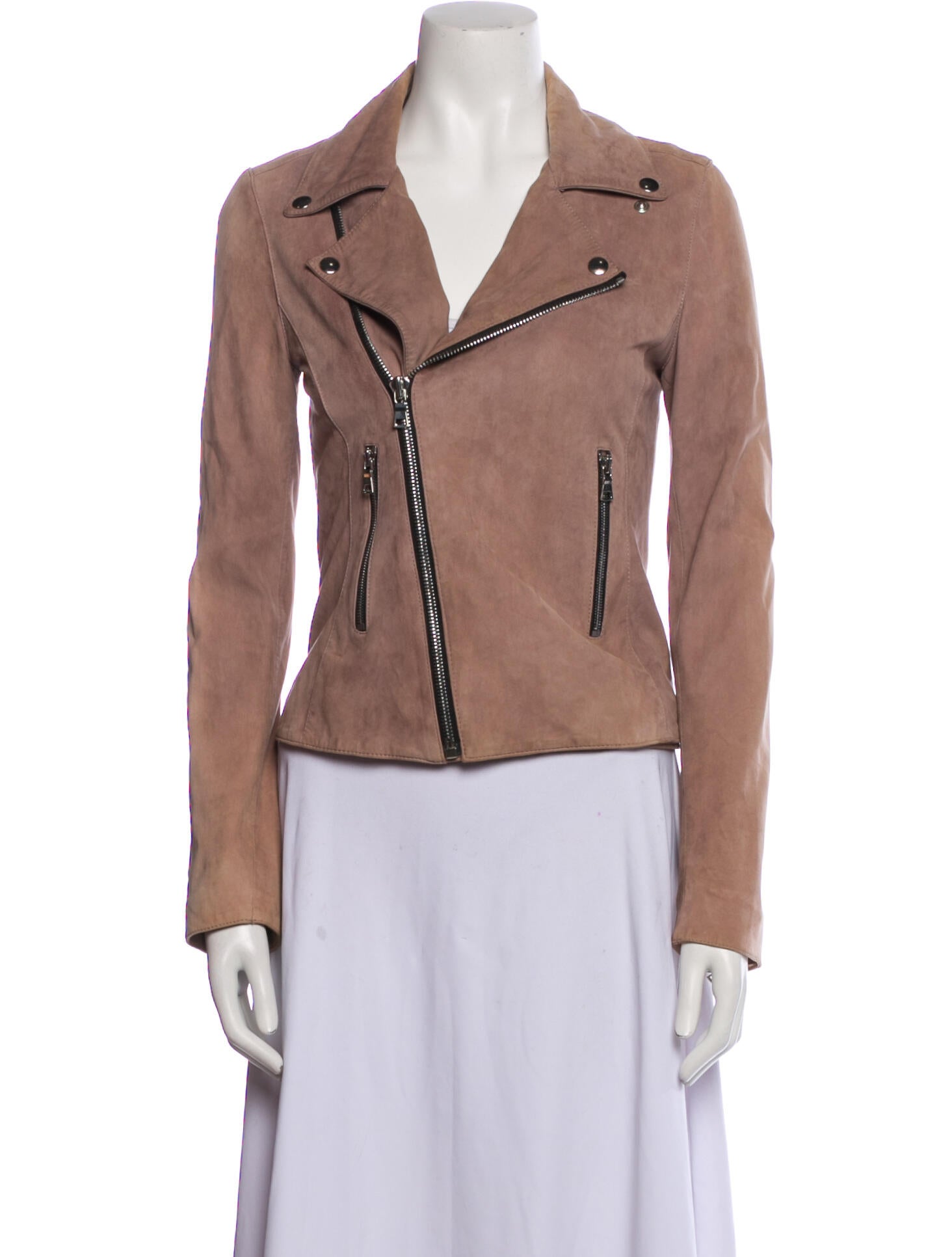 RtA Suede Biker Jacket